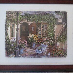 Decoupage Layered Framed Picture Phoebe's Flowers (K430)